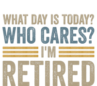 What Day Is Today Who Cares Im Retired Women's Tri-Blend 3/4-Sleeve Raglan Shirt