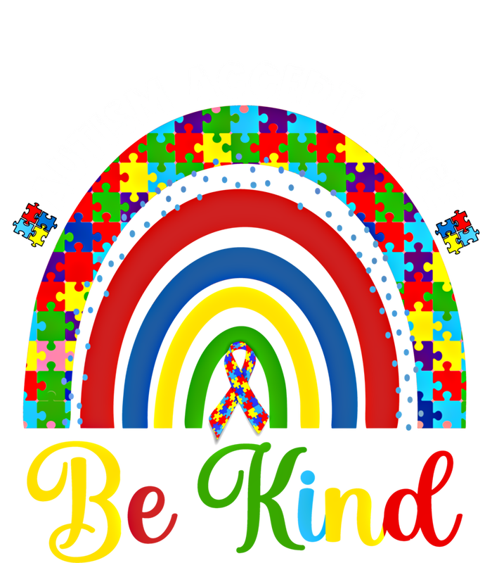 Be Kind Autism Awareness Acceptance Rainbow Choose Kindness Gift Tall Long Sleeve T-Shirt