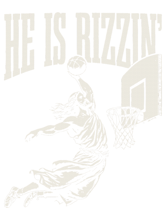 He Is Rizzin Jesus Playing Basketball T-Shirt