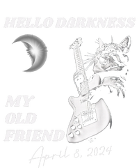 Hello Darkness Rock Cat Playing Guitar Solar Eclipse Legacy Cool Fit Booney Bucket Hat