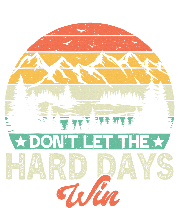 DonT Let The Hard Days Win Motivational Gym Fitness Workout Impact Tech Backpack