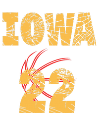 Iowa 22 Golden Yellow Sports Team Jersey Number Toddler Sweatshirt