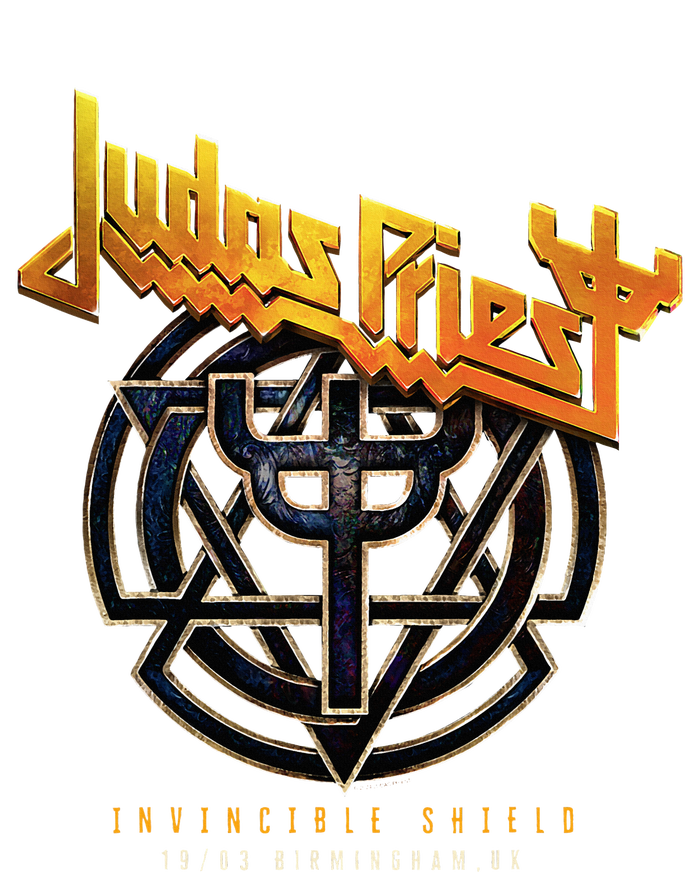 Judas Priest – Invincible Shield 2024 Birmingham Striped Beanie with Solid Band