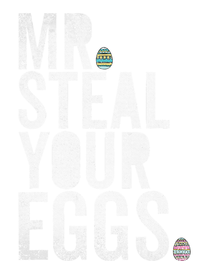 Mr Steal Your Eggs Funny Easter Matching Family Ladies Long Sleeve Shirt