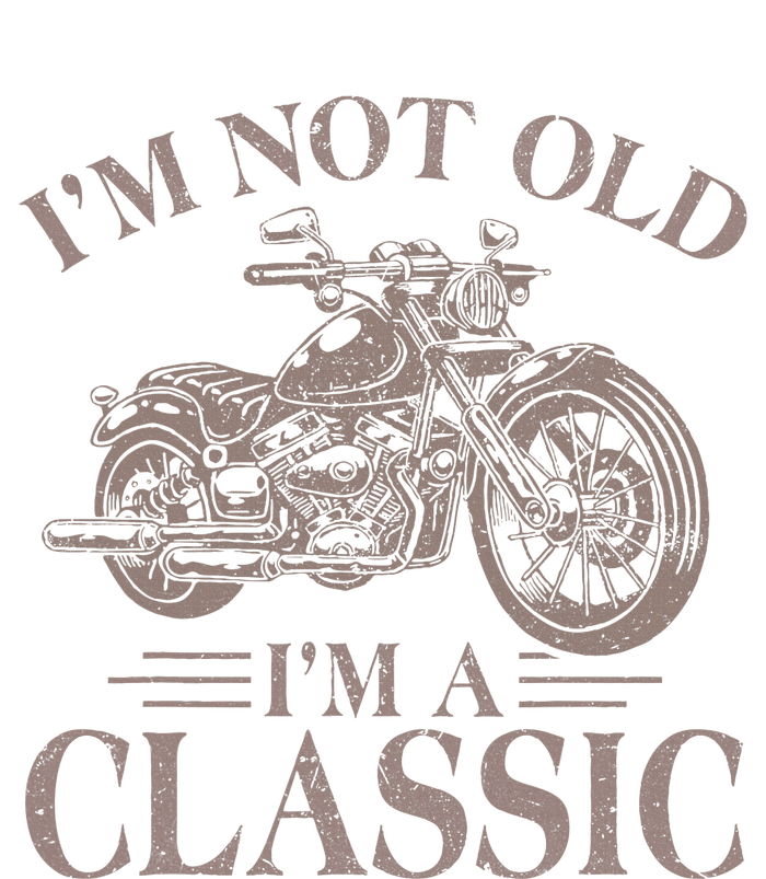 Vintage IM Not Old IM Classic Motocycle Biker Classic Tie-Dye T-Shirt