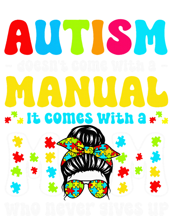 Autism Mom Doesnt Come With A Manual Softstyle Adult Sport Polo