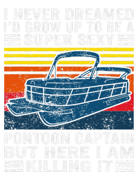 I Never Dreamed ID Grow Up To Be Super Sexy Pontoon Captain Women’s Perfect Tri Rocker Tank