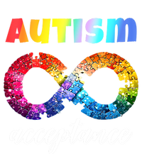 Colorful Puzzle Infinity Acceptance Autism Funny Gift T-Shirt