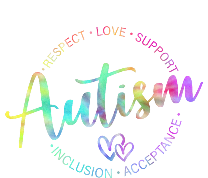 Respect Love Support Autism Awareness Month Kids T-Shirt