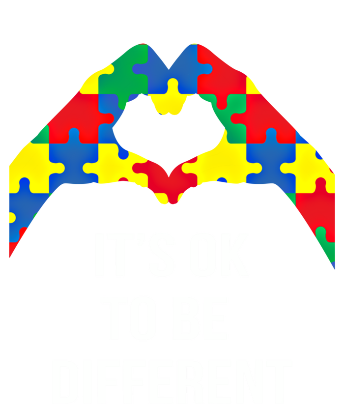 ItS Ok To Be Different Autism Awareness Month Acceptance Gift V-Neck T-Shirt