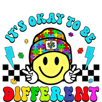 ItS Ok To Be Different Smile Face Groovy Autism Awareness Funny Gift T-Shirt