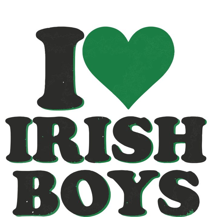 I Love Irish Boy I Heart Irish Funny St Patricks Day Kids Hoodie