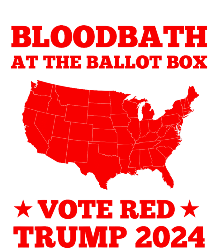 Trump Bloodbath At The Ballot Box Vote Red Usa Map 2024 Wool Snapback Cap