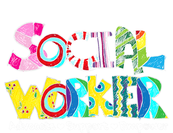 Advocate Support And Empower Social Worker Social Work Month PosiCharge Competitor Tank