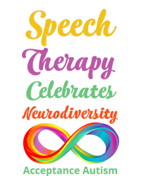 Speech Therapy Celebrates Neurodiversity Acceptance Autism Gift Coaster