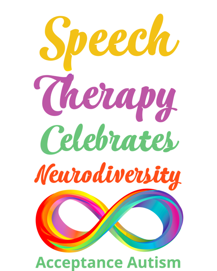 Speech Therapy Celebrates Neurodiversity Acceptance Autism Gift Coaster