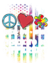 Usa For Peace Love Autism ItS Ok To Be Different Cool Gift Tank Top