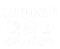 Caffeinate And Advocate Autism Special Ed Teacher Meme Gift T-Shirt