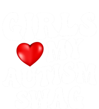 Heart My Autism Swag Funny Love My Autism Swag Gift Sweatshirt Cinch Pack Bag