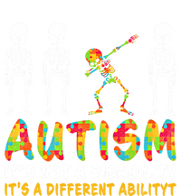 Dabbing Skeleton Not A Disability Autism Awareness Gift Tank Top