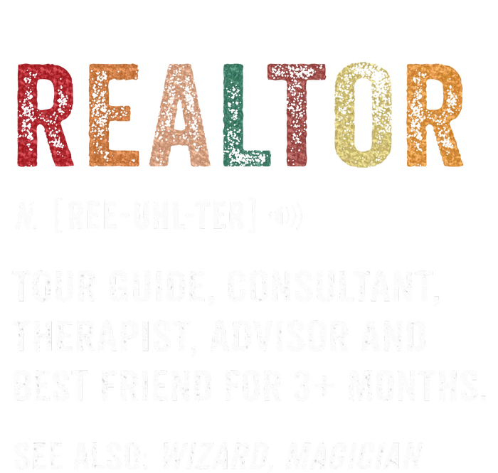 Funny Realtor Definition Realtor Life Real Estate Agent Wool Snapback Cap