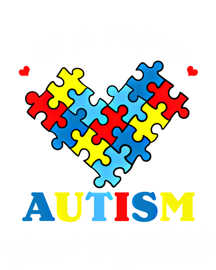 IM A Proud Great Grandma Autism Awareness Autistic Grandson Gift T-Shirt