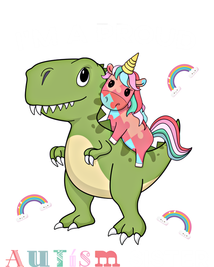 IM A Proud Sister Unicorn Autism Awareness Puzzle Gift Mesh Reversible Basketball Jersey Tank