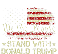 I Stand With Donald Trump Support Pro Trump American Flag Valucap Bio-Washed Visor