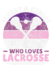 Just A Girl Who Loves Lacrosse Player Lax Lovers Lacrosse T-Shirt