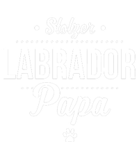 Proud Labrador Papa With Paw Retriever T-Shirt