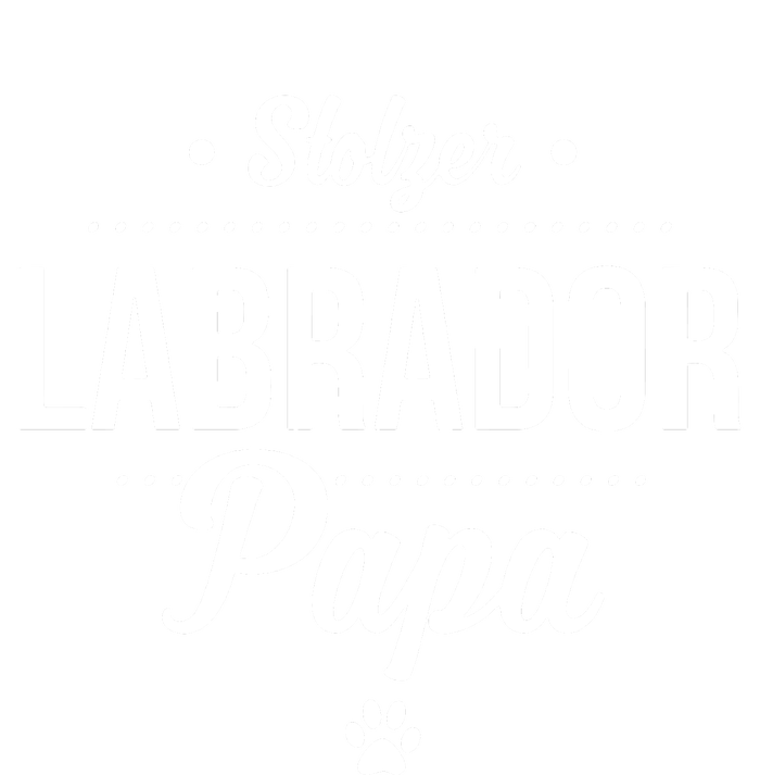 Proud Labrador Papa With Paw Retriever T-Shirt