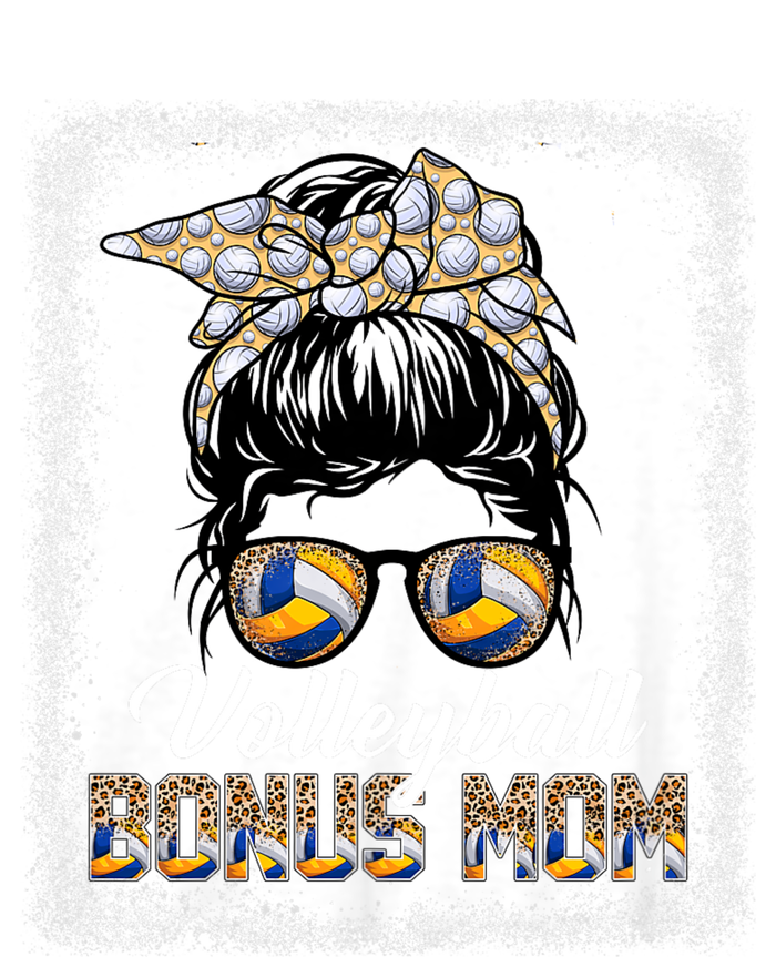 Mothers Day Bleached Volleyball Bonus Mom Messy Bun Game Day Mousepad