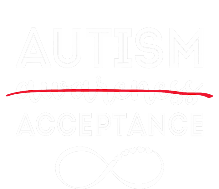 Acceptance Not Awareness Funny Red Instead Autism Cooling Performance Long Sleeve Crew