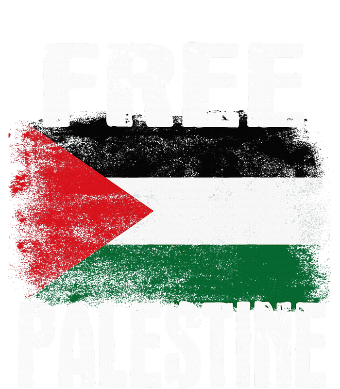 Free Palestine Arabic Big Palestine Flag Free Gaza T-Shirt