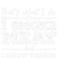 ID Smoke That Funny Meat Bbq Season Smoker & Grilling Cropped Pullover Crew