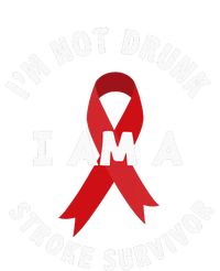 IM Not Drunk I Am A Stroke Survivor Funny Stroke Survivor Cooling Performance Long Sleeve Crew