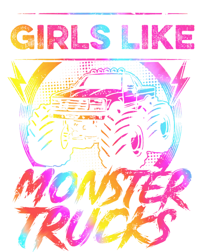 Like Monster Trucks Too Girl Monster Truck T-Shirt