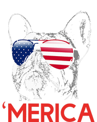 Merica French Bulldog American Flag 4th Of July Frenchie T-Shirt