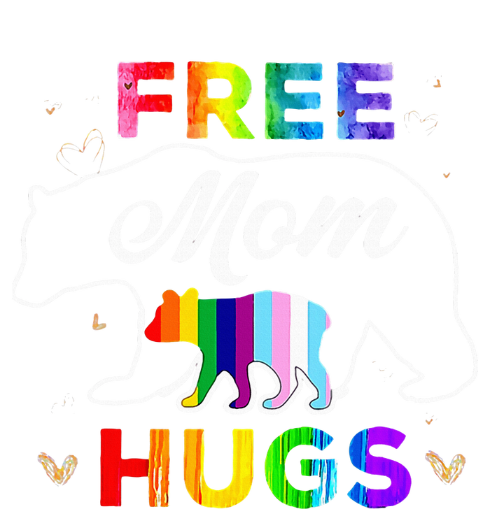 Pride Mama Bear Free Mom Hugs Grommeted Golf Towel