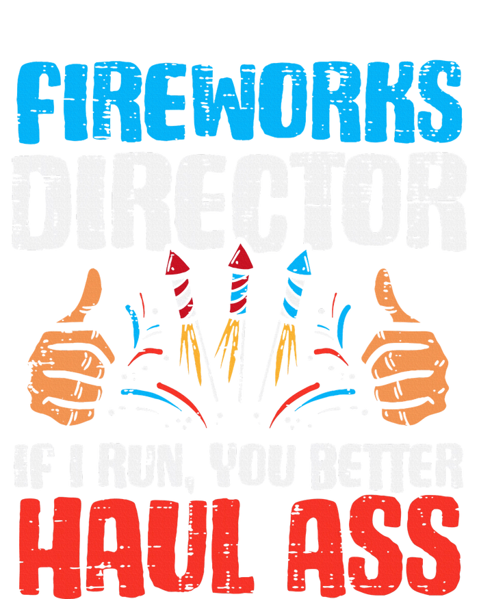 Fireworks Director If I Run Women's Tri-Blend 3/4-Sleeve Raglan Shirt