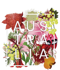 Flowers Of Australia Word Art Australian Pride Bumper Sticker