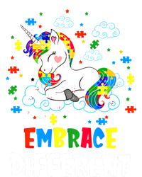 Embrace Differences Autism Awareness Unicorn Gift T-Shirt