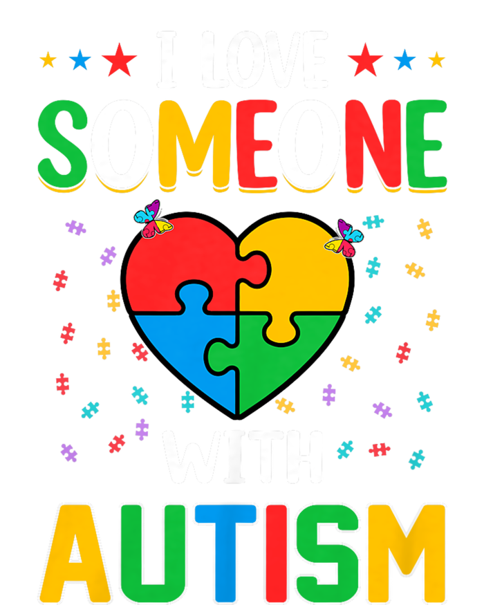 I Love Someone With Autism Awareness Coaster