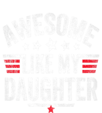 Awesome Like My Daughter Vintage Funny Dad Fathers Day T-Shirt