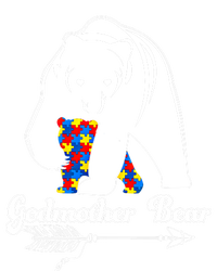 Proud Godmother Bear Autism Awareness Month Autistic Support Gift T-Shirt