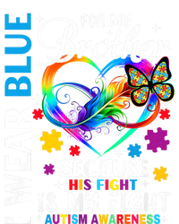 I Wear Blue For My Brother Autism Awareness T-Shirt