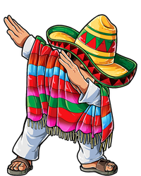 Dabbing Mexican Poncho Cinco De Mayo Short Sleeve Sombrero Dab Sweatshirt Cinch Pack Bag