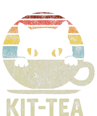 Kit Tea Black Kitty Cat Tea Lover Gift Toddler Sweatshirt