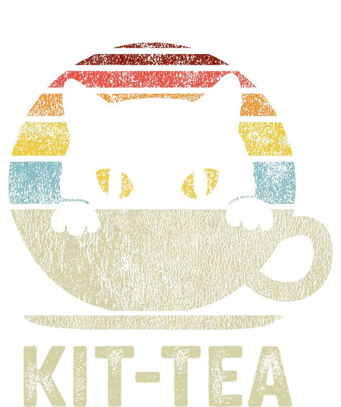 Kit Tea Black Kitty Cat Tea Lover Gift Toddler Sweatshirt