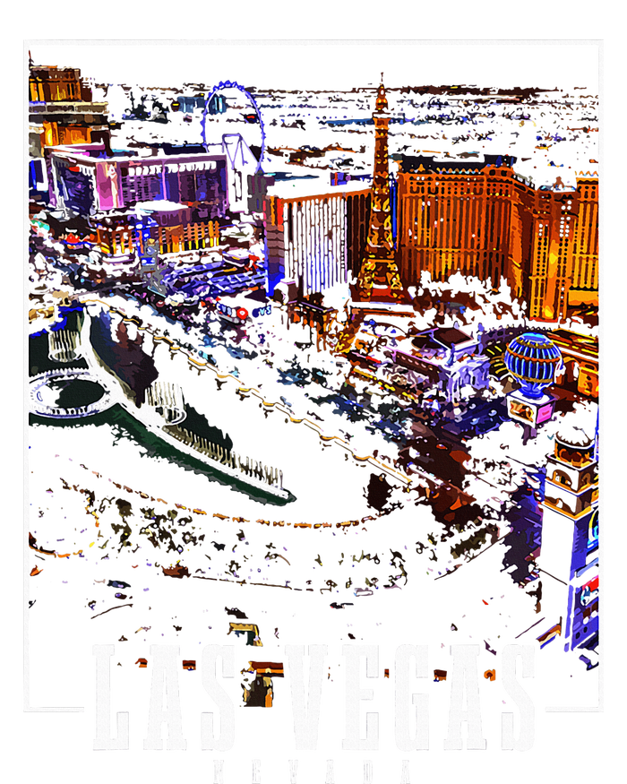 Las Vegas At Night Nevada Skyline Souvenir Las Vegas T-Shirt